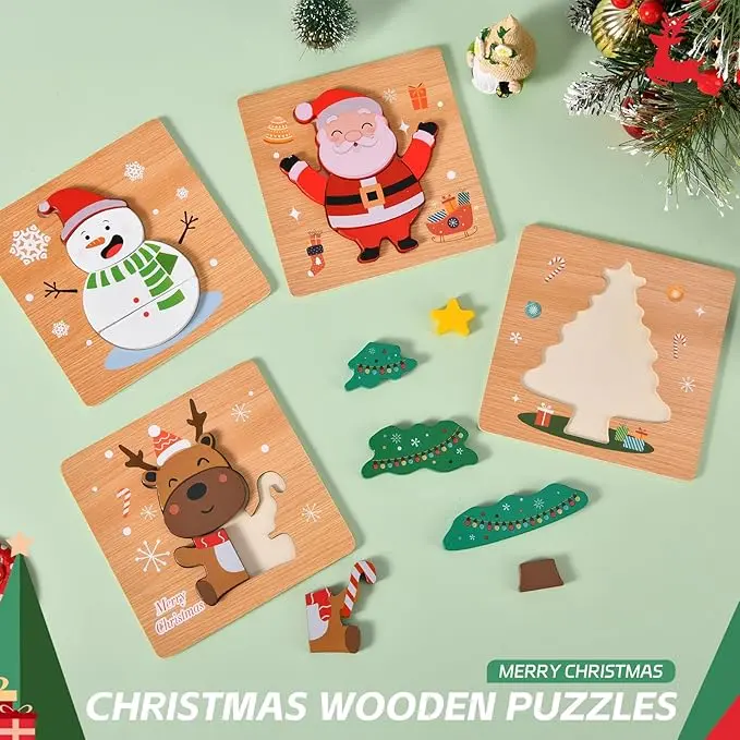 Christmas Wooden Puzzles